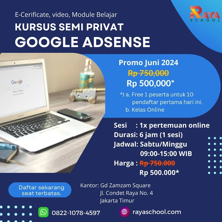 Menggali Potensi Adsense di Tahun 2018: Panduan Kursus Privat yang Komprehensif