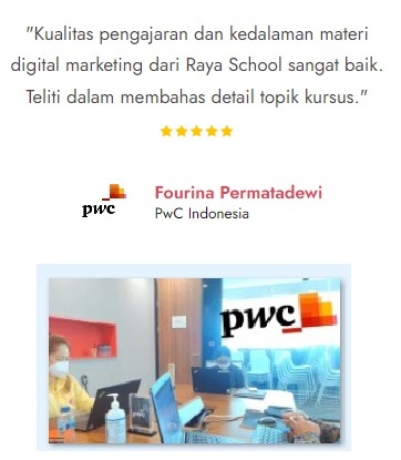 Kursus digital marketing Raya School Jakarta.