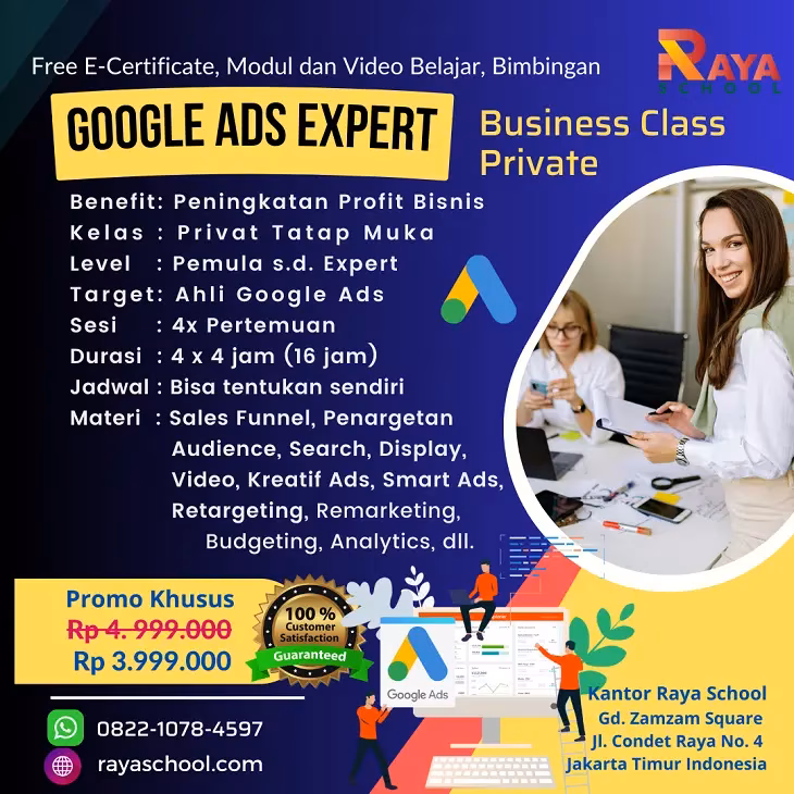 Brosur Program Google Ads Business Class