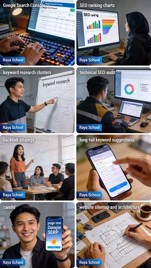 Para Peserta Pelatihan SEO Raya School