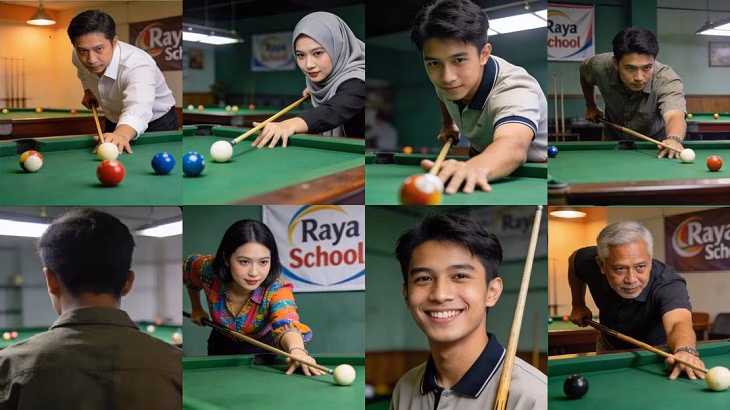 Kursus Billiard Raya School