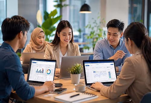 Para Peserta Kelas Digital Marketing Jakarta Raya School